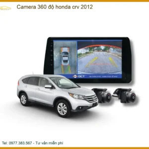 Camera 360 độ Honda CRV 2012 - Địa Chỉ Lắp Đặt Uy Tín TPHCM