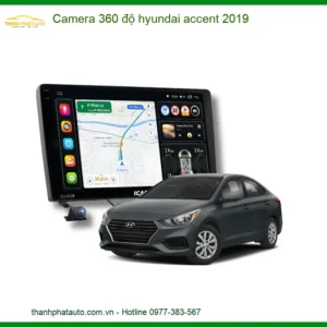 Camera 360 độ Hyundai Accent 2019 - Trung Tâm Lắp Đặt Uy Tín TPHCM