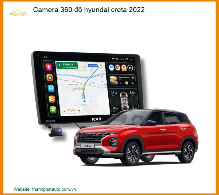Camera 360 độ Hyundai Creta 2022 - Địa Chỉ Lắp Đặt Chính Hãng TPHCM
