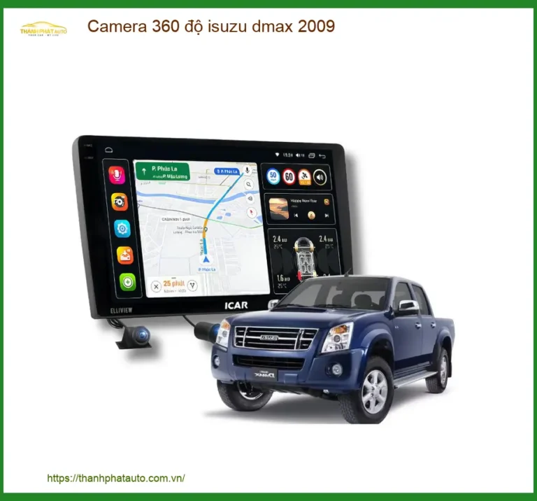 Camera 360 độ Isuzu Dmax 2009 - Trung Tâm Lắp Đặt Camera 360 Uy Tín TPHCM