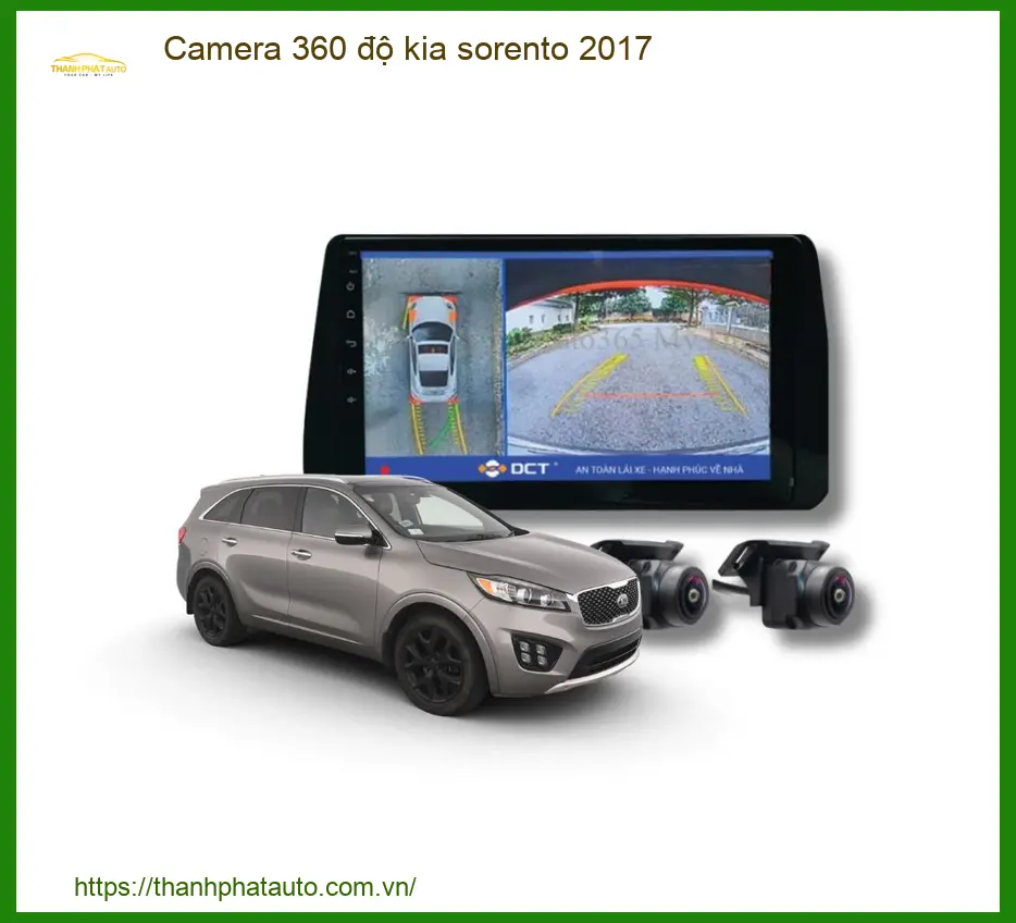 Camera 360 độ Kia Sorento 2017 - Trung Tâm Lắp Đặt Uy Tín TPHCM