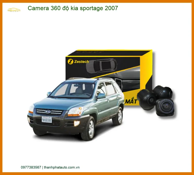 Camera 360 độ cho Kia Sportage 2007 - Trung Tâm Lắp Đặt Uy Tín TPHCM
