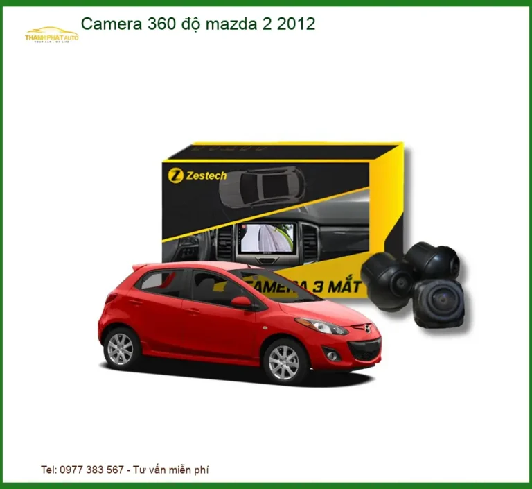 Camera 360 Độ Mazda 2 2012 - Trung Tâm Lắp Đặt Camera 360 Chính Hãng TPHCM