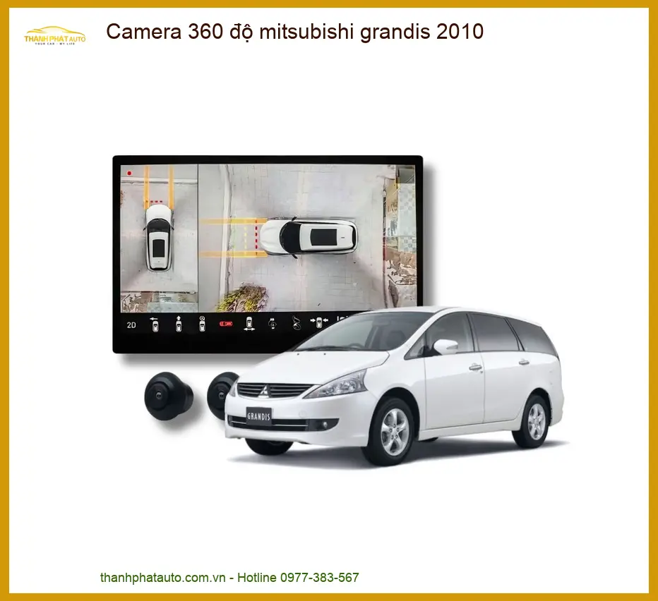 Camera 360 độ Mitsubishi Grandis 2010 - Trung Tâm Lắp Đặt Uy Tín TPHCM