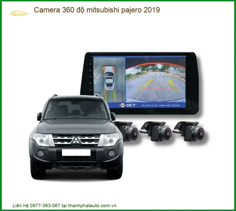 Camera 360 độ Mitsubishi Pajero 2019 - Trung Tâm Lắp Đặt Uy Tín TPHCM