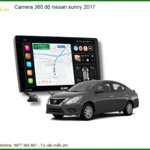Camera 360 độ Nissan Sunny 2017 - Trung Tâm Lắp Đặt Chính Hãng TPHCM