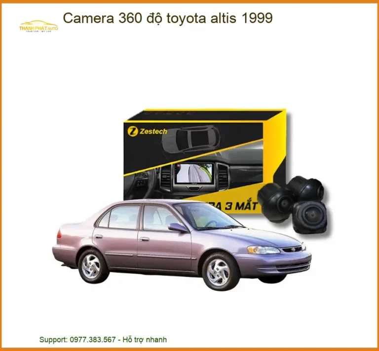 Camera 360 độ Toàn Cảnh Toyota Altis 1999 - Địa Chỉ Lắp Đặt Uy Tín TPHCM