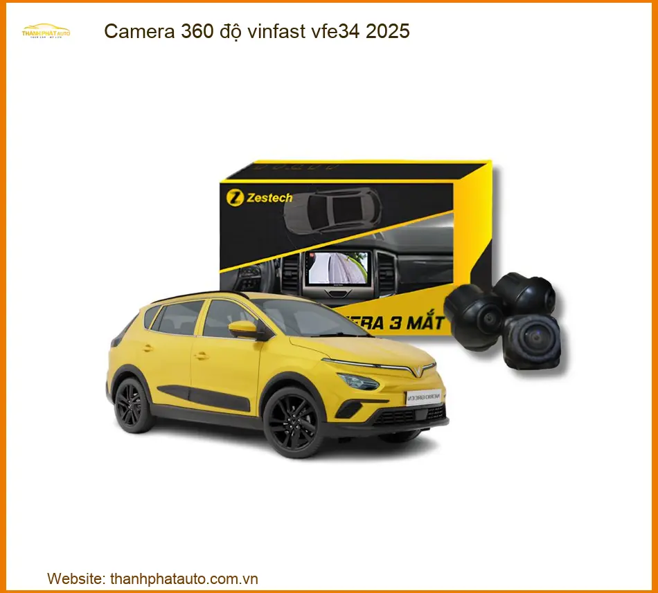 Camera 360 độ VinFast VF e34 2025 - Trung Tâm Lắp Đặt Uy Tín TPHCM
