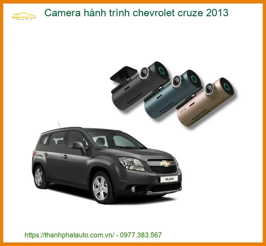 Camera Hành Trình Chevrolet Cruze 2013 - Địa Chỉ Lắp Đặt Uy Tín TPHCM