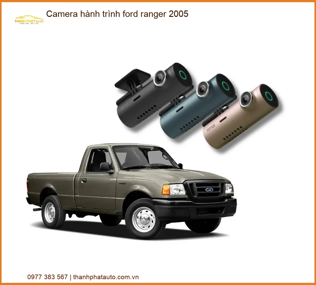 Camera Hành Trình Ford Ranger 2005 - Trung Tâm Lắp Đặt Chính Hãng Giá Tốt TPHCM