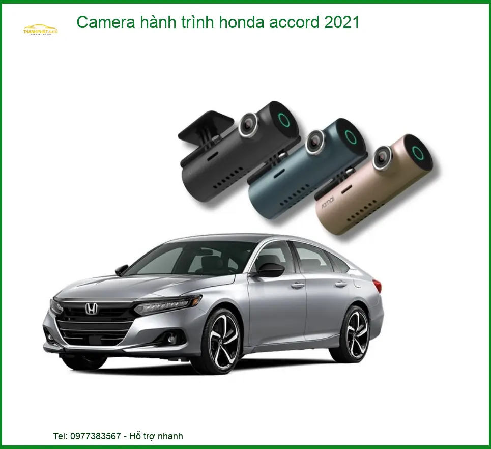 Camera Hành Trình Honda Accord 2021 - Trung Tâm Lắp Đặt Uy Tín TPHCM