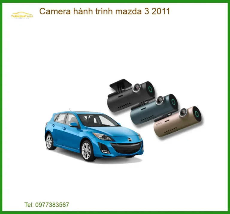 Camera Hành Trình Ô Tô Mazda 3 2011 - Địa Chỉ Lắp Đặt Uy Tín TPHCM