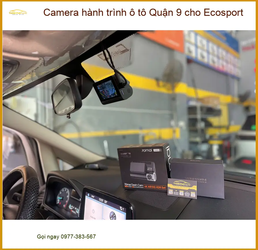 Anh Dũng lắp camera hành trình ô tô Ecosport Quận 9 an tâm lái ảnh thực tế 3