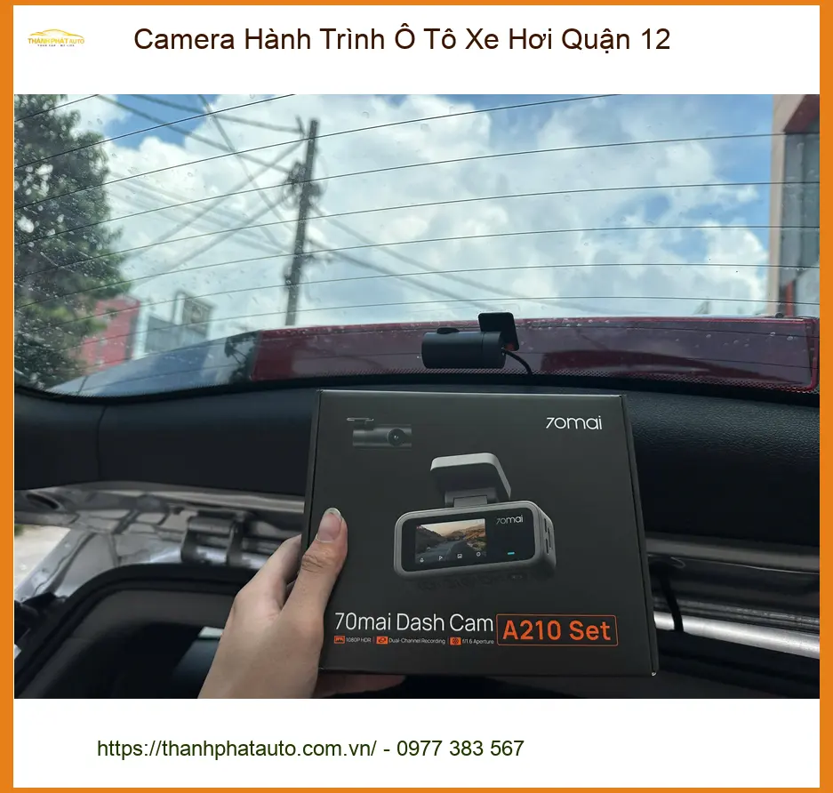 Chị Mai lắp Camera Hành Trình Ô Tô Kia K3 tại Quận 12 giám sát hành trình ảnh thực tế 2