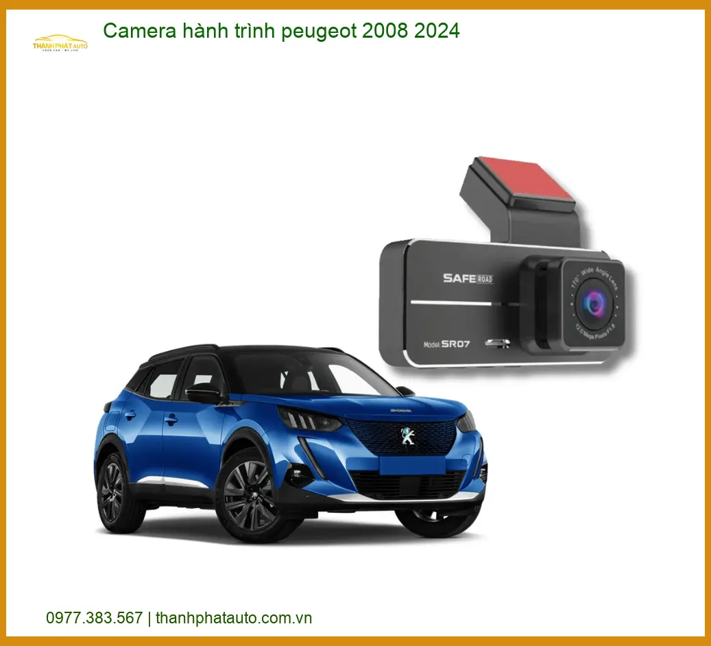 Camera Hành Trình Peugeot 2008 2024 - Địa Chỉ Lắp Đặt Uy Tín TPHCM