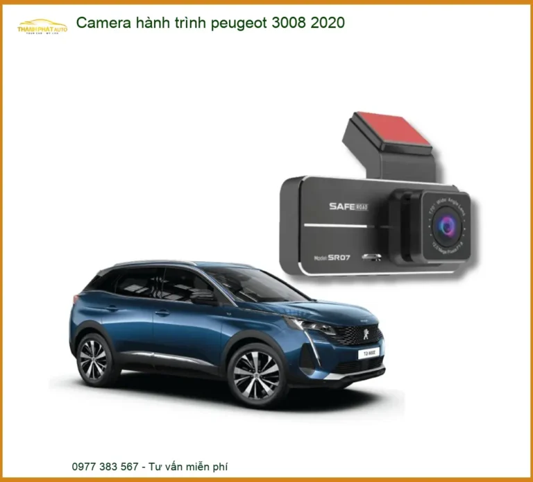 Camera hành trình Peugeot 3008 2020 - Trung Tâm Lắp Đặt Uy Tín TPHCM