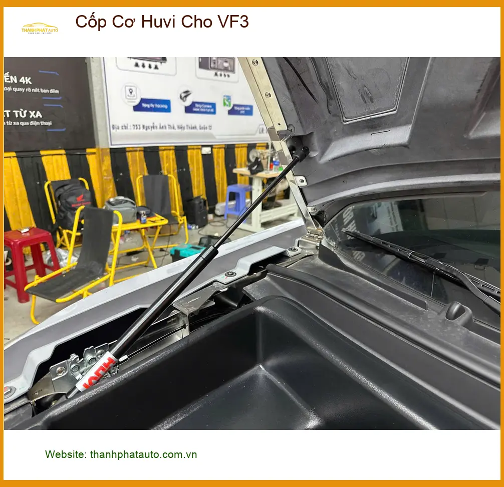 Anh Tùng gắn Cốp Cơ Huvi cho VinFast VF3 tại Quận 12 cho xe tiện nghi hơn ảnh thực tế 2