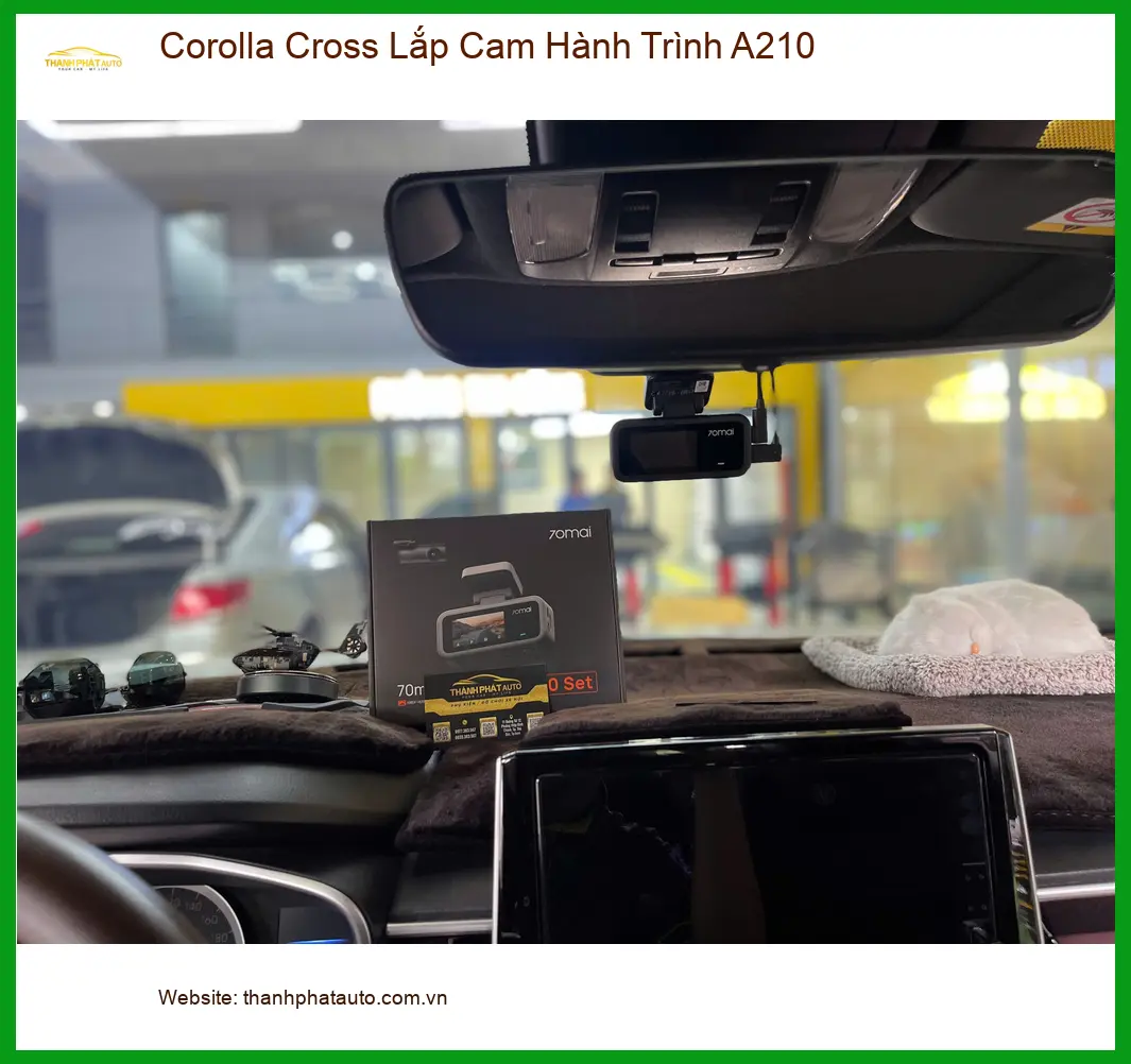Anh Đức Trung Lắp Cam Hành Trình A210 Corolla Cross Quận 9 cho chuyến đi an toàn