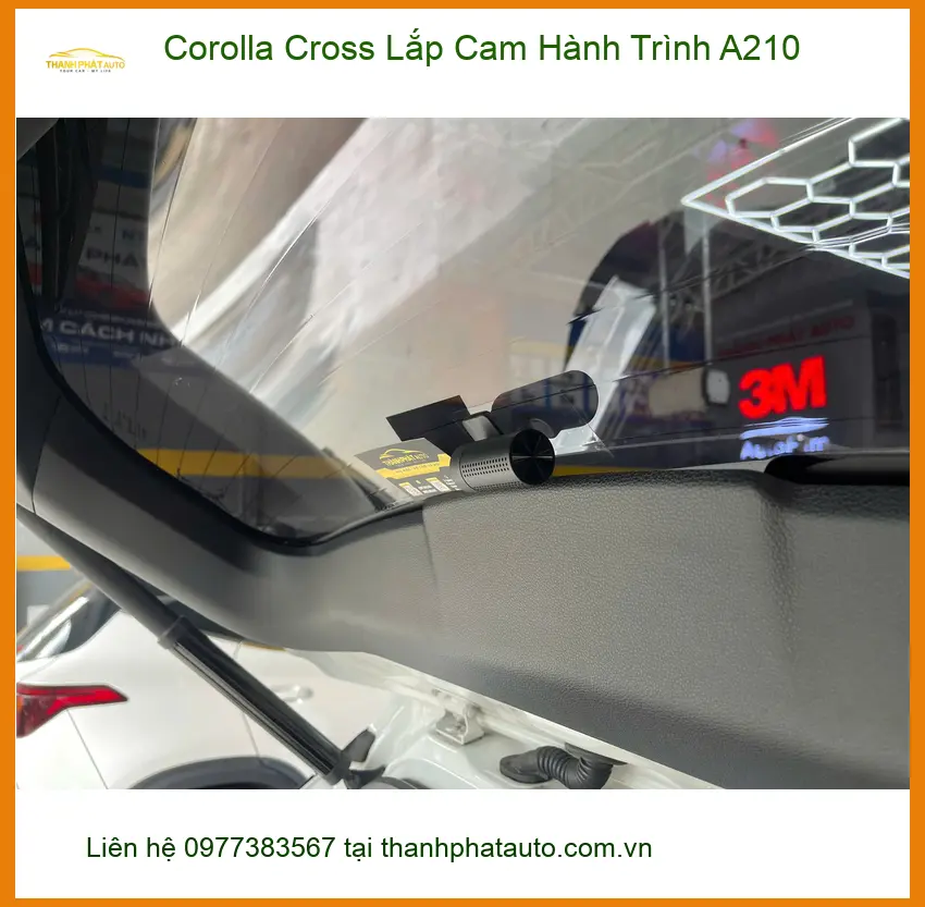 Anh Đức Trung Lắp Cam Hành Trình A210 Corolla Cross Quận 9 cho chuyến đi an toàn ảnh thực tế 2