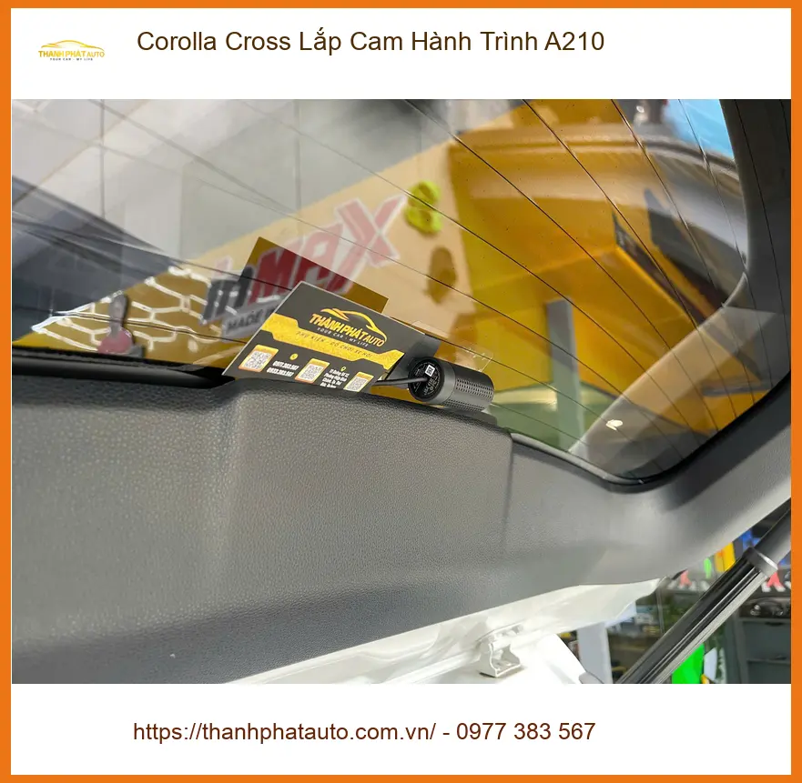 Anh Đức Trung Lắp Cam Hành Trình A210 Corolla Cross Quận 9 cho chuyến đi an toàn ảnh thực tế 3