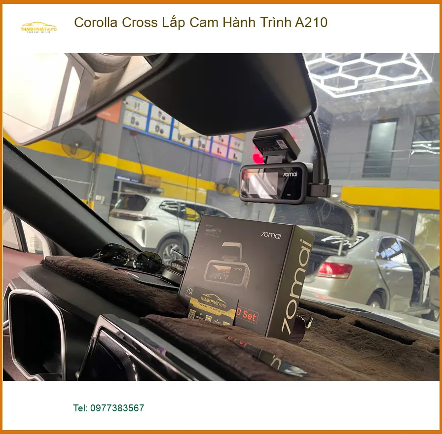 Anh Đức Trung Lắp Cam Hành Trình A210 Corolla Cross Quận 9 cho chuyến đi an toàn ảnh thực tế 4