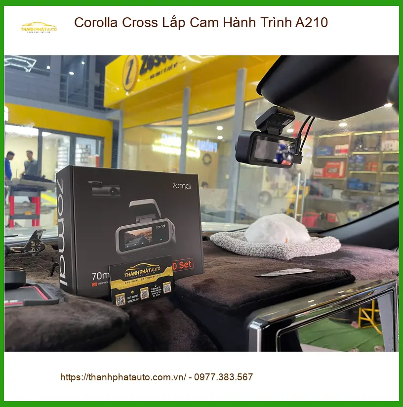 Anh Đức Trung Lắp Cam Hành Trình A210 Corolla Cross Quận 9 cho chuyến đi an toàn ảnh thực tế 5