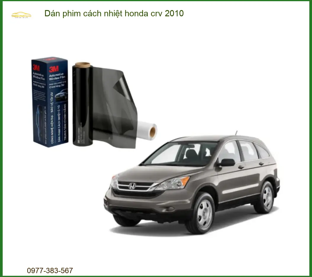 Dán Phim Cách Nhiệt Honda CRV 2010 - Trung Tâm Lắp Đặt Uy Tín TPHCM