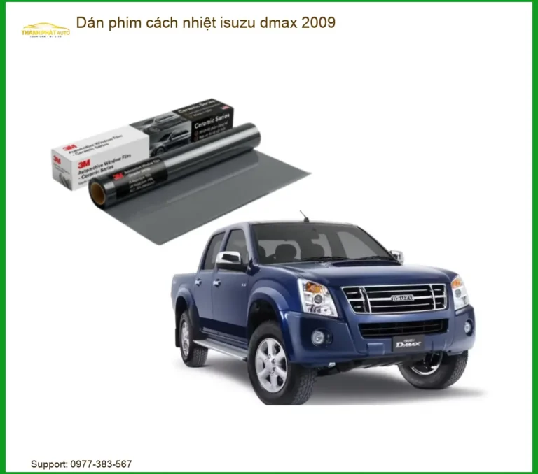 Dán Phim Cách Nhiệt Isuzu Dmax 2009 - Địa Chỉ Lắp Đặt Uy Tín TPHCM