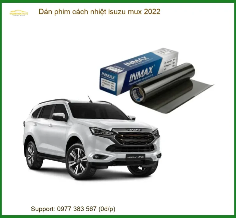 Dán Phim Cách Nhiệt Isuzu MU-X 2022 - Địa Chỉ Lắp Đặt Uy Tín TPHCM