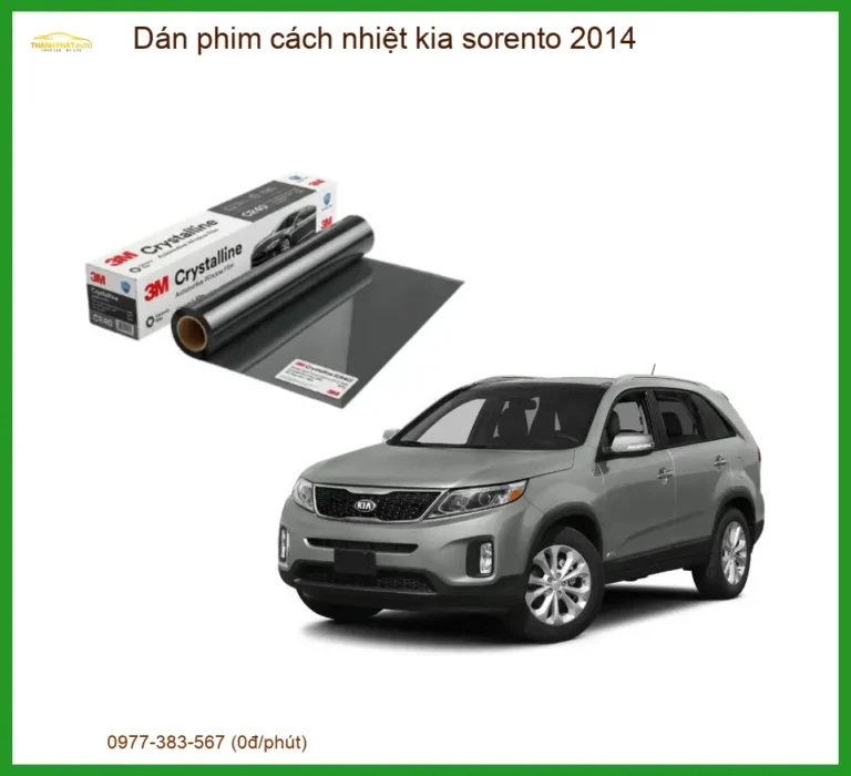 Dán Phim Cách Nhiệt Kia Sorento 2014 - Trung Tâm Lắp Đặt Chính Hãng TPHCM