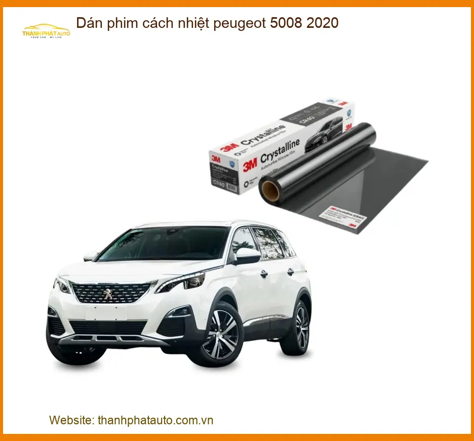 Dán Phim Cách Nhiệt Peugeot 5008 2020 - Địa Chỉ Lắp Đặt Uy Tín TPHCM