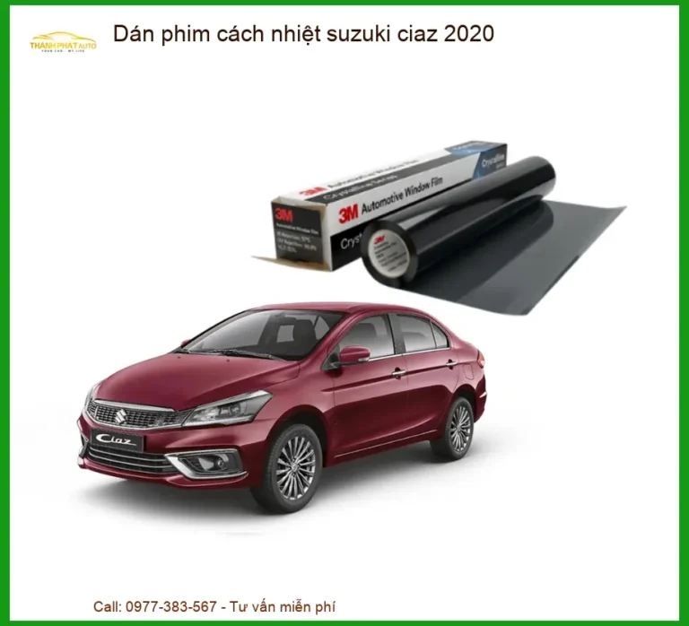 Dán Phim Cách Nhiệt Suzuki Ciaz 2020 - Trung Tâm Lắp Đặt Uy Tín TPHCM