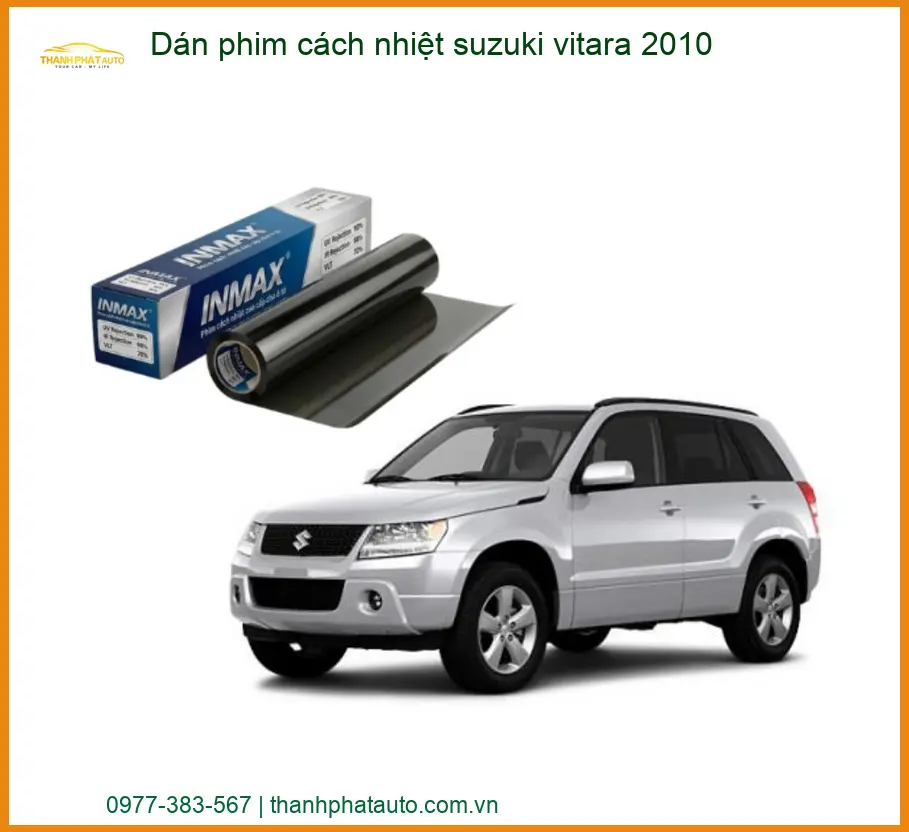 Dán Phim Cách Nhiệt Suzuki Vitara 2010 - Trung Tâm Gắn Chính Hãng TPHCM
