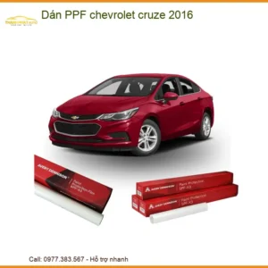Dán PPF Chevrolet Cruze 2016 - Địa Chỉ Lắp Đặt Uy Tín TPHCM