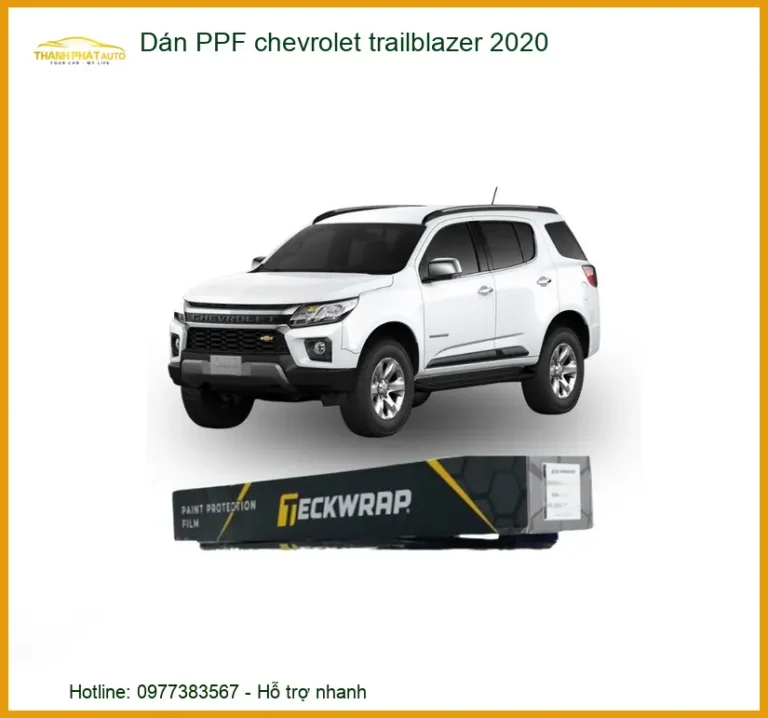 Dán PPF Chevrolet Trailblazer 2020 - Trung Tâm Thi Công Uy Tín TPHCM