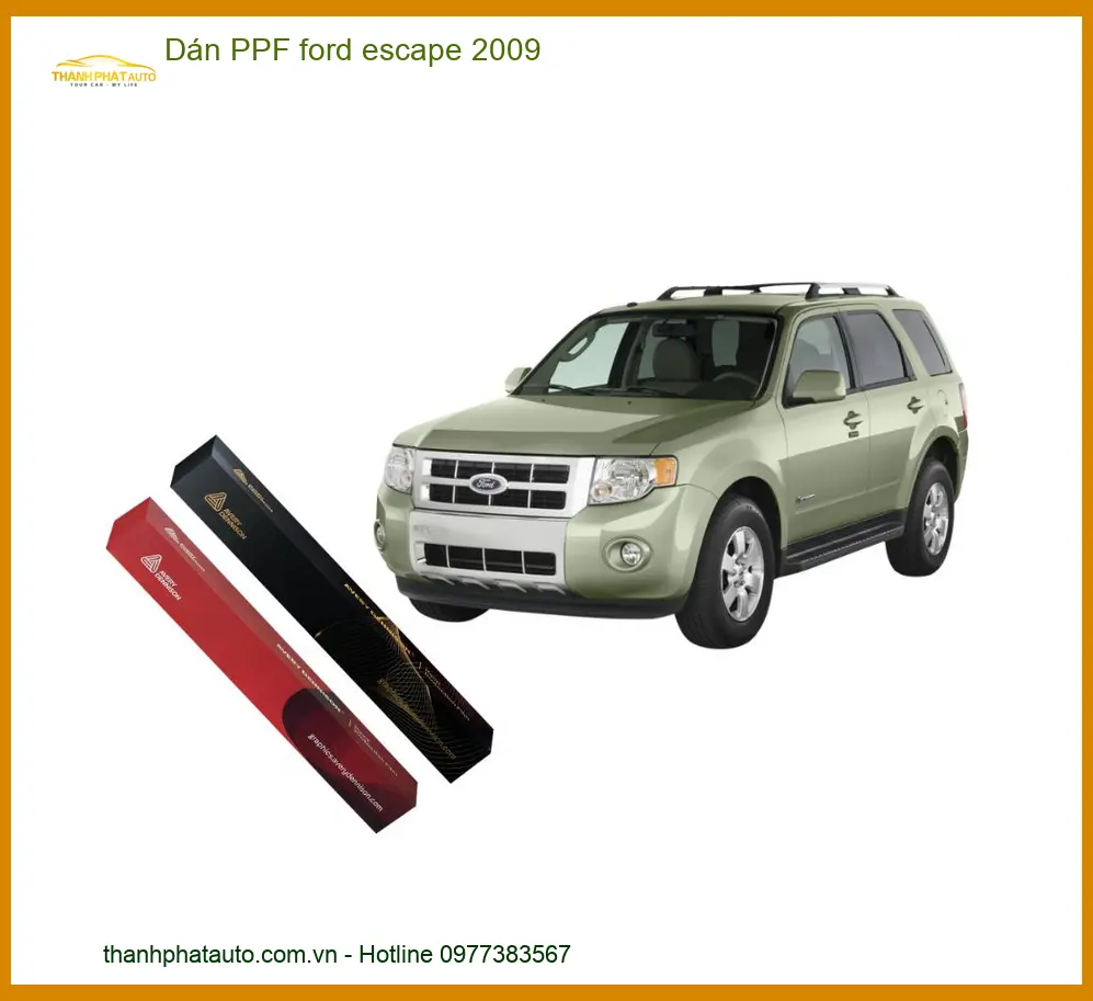 Dán PPF Bảo Vệ Sơn Xe Ford Escape 2009 - Địa Chỉ Lắp Đặt Uy Tín TPHCM