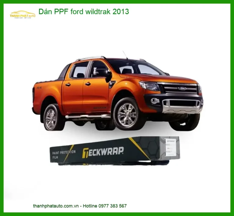 Dán PPF Ford Wildtrak 2013 - Trung Tâm Lắp Đặt & Thi Công PPF Uy Tín TPHCM