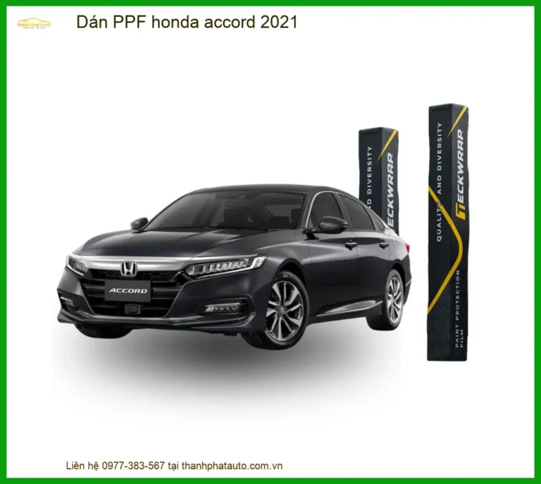 Dán PPF Honda Accord 2021 - Địa Chỉ Lắp Đặt Uy Tín TPHCM