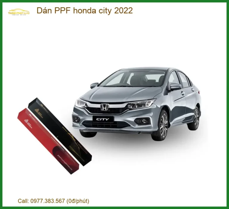 Dán Phim Bảo Vệ Sơn PPF Honda City 2022 - Địa Chỉ Lắp Đặt Uy Tín TPHCM