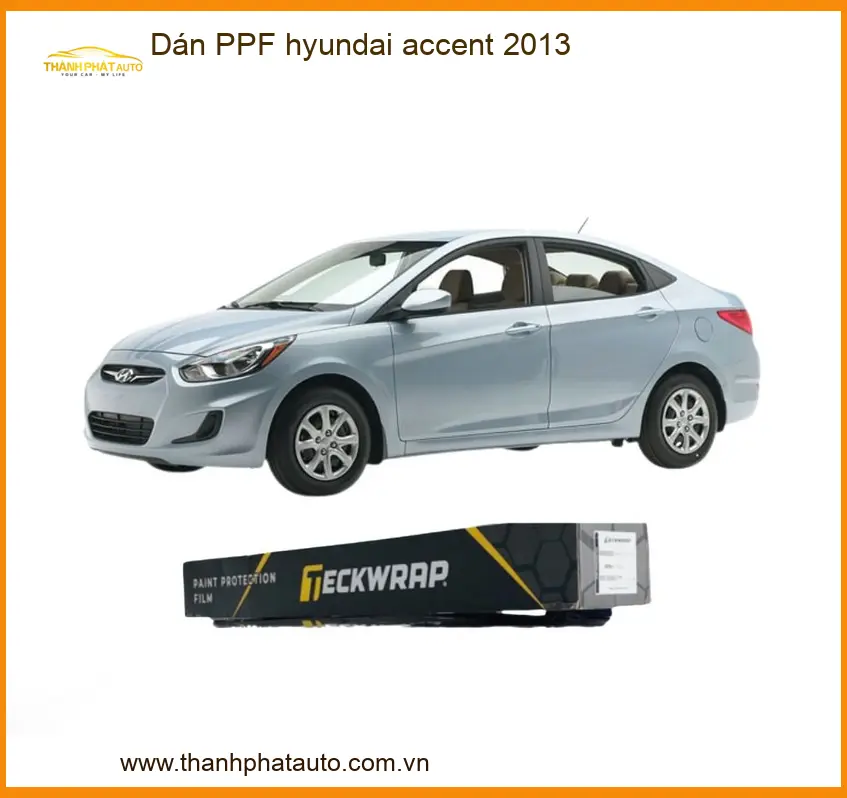 Dán PPF Hyundai Accent 2013 - Trung Tâm Nâng Cấp Chính Hãng Uy Tín TPHCM