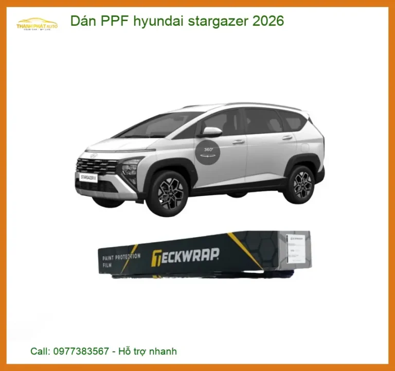 Dán PPF Hyundai Stargazer 2026 - Nơi Thi Công Chính Hãng Giá Tốt TPHCM