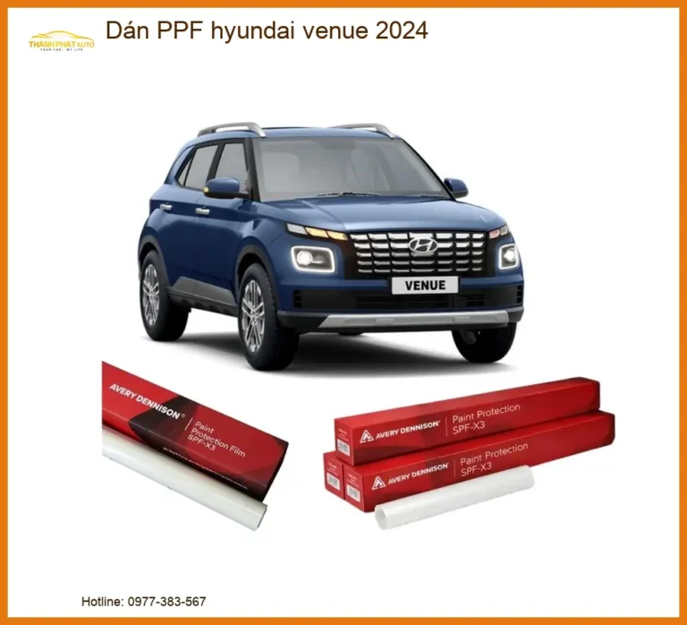 Dán PPF Bảo Vệ Sơn Hyundai Venue 2024 - Trung Tâm Thi Công Chính Hãng TPHCM