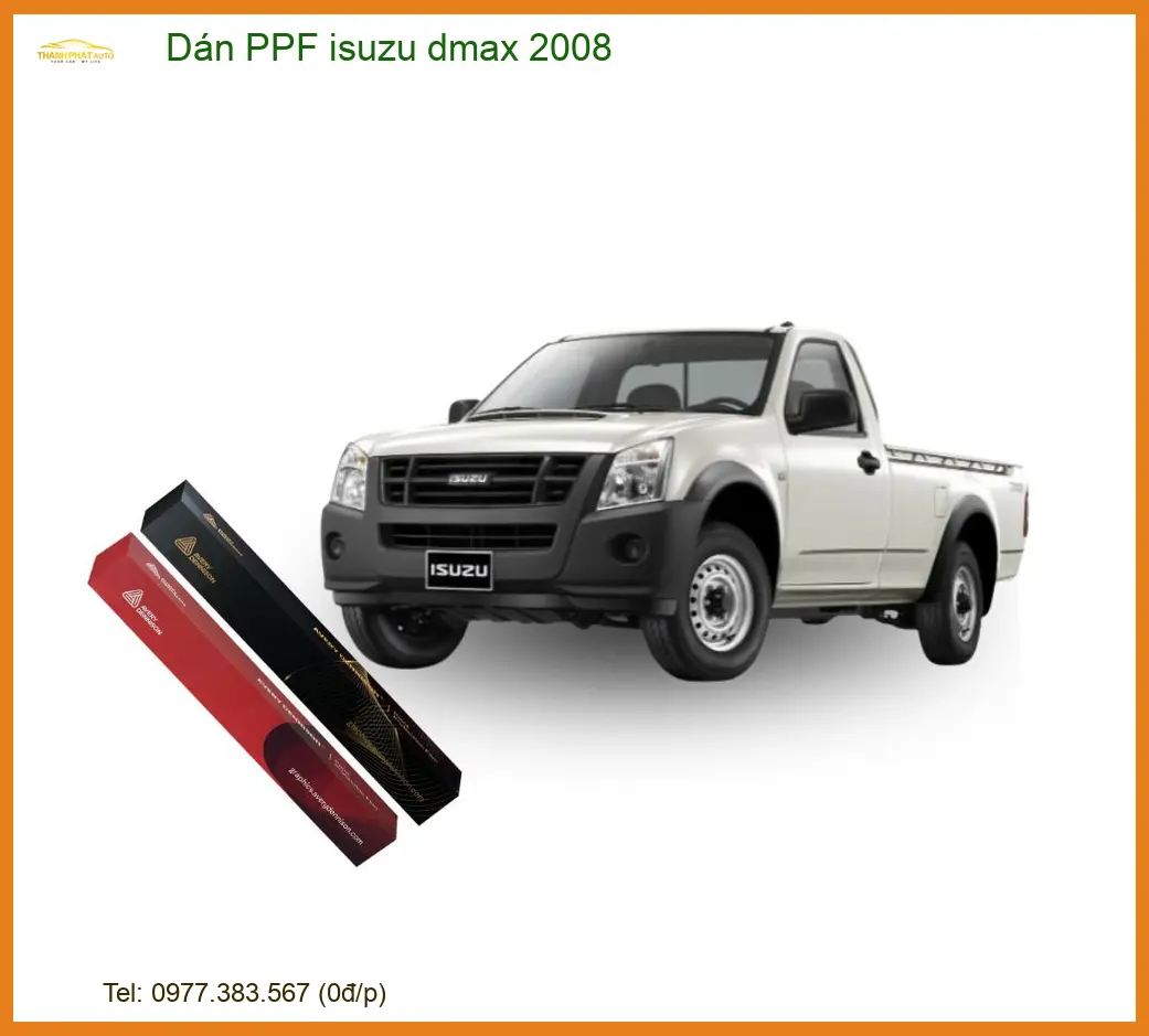 Dán Phim PPF Bảo Vệ Sơn Isuzu Dmax 2008 - Trung Tâm Lắp Đặt Uy Tín TPHCM
