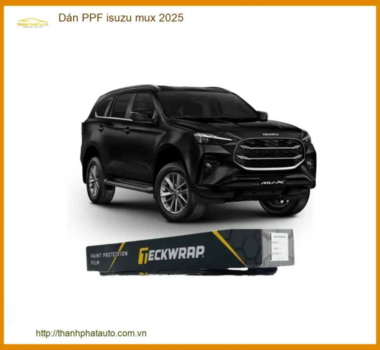 Dán PPF Isuzu Mu-X 2025 - Địa Chỉ Lắp Đặt & Thi Công PPF Uy Tín Chính Hãng TPHCM