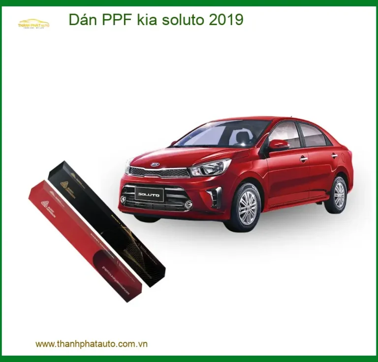 Dán Phim PPF Bảo Vệ Sơn Kia Soluto 2019 - Địa Chỉ Lắp Đặt Uy Tín TPHCM