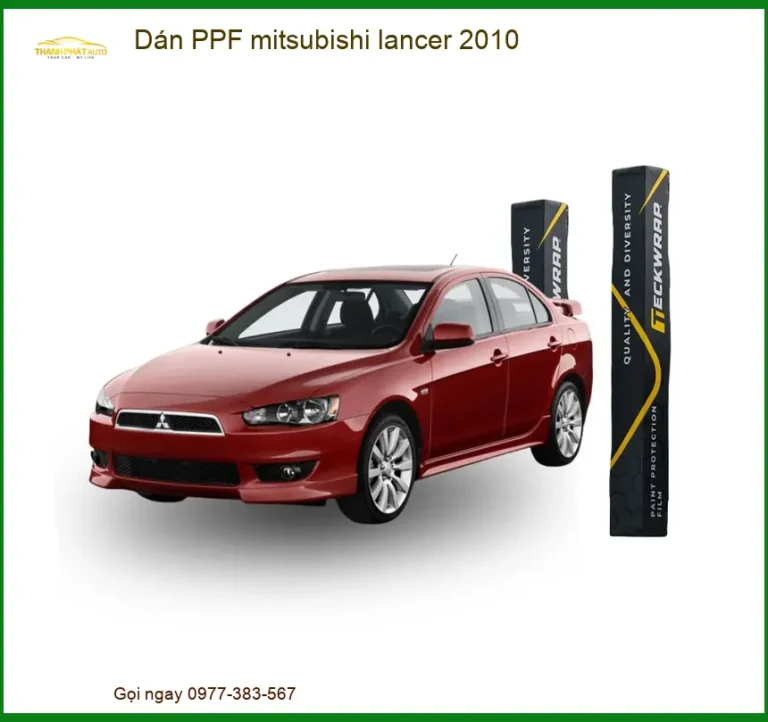 Dán PPF Mitsubishi Lancer 2010 - Trung Tâm Thi Công Uy Tín TPHCM