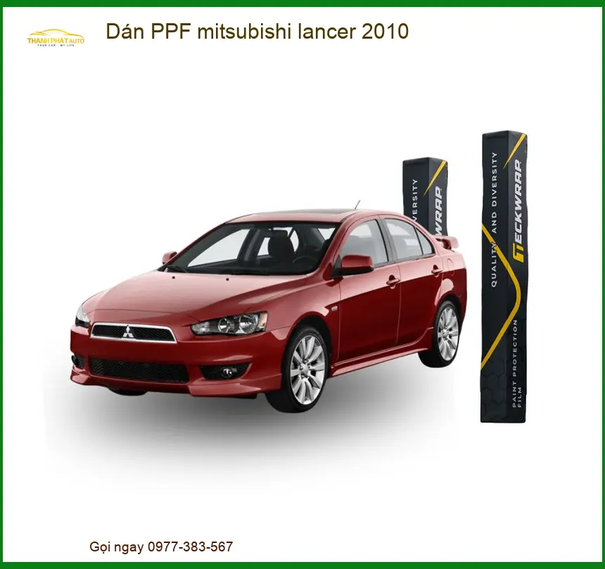 Dán PPF Mitsubishi Lancer 2010 - Trung Tâm Thi Công Uy Tín TPHCM