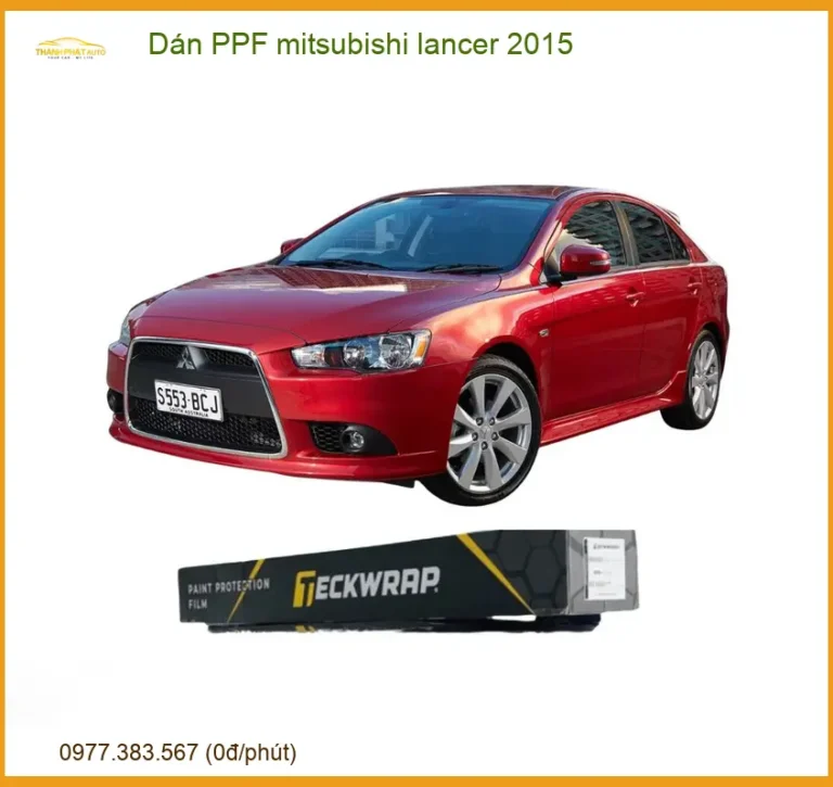 Dán PPF Mitsubishi Lancer 2015 - Trung Tâm Thi Công Chính Hãng TPHCM