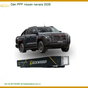 Dán Phim PPF Bảo Vệ Sơn Nissan Navara 2026 - Trung Tâm Thi Công Uy Tín TPHCM