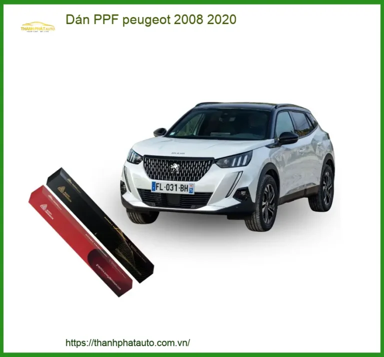 Dán Phim PPF Bảo Vệ Sơn Xe Peugeot 2008 2020 - Trung Tâm Thi Công Chính Hãng TPHCM